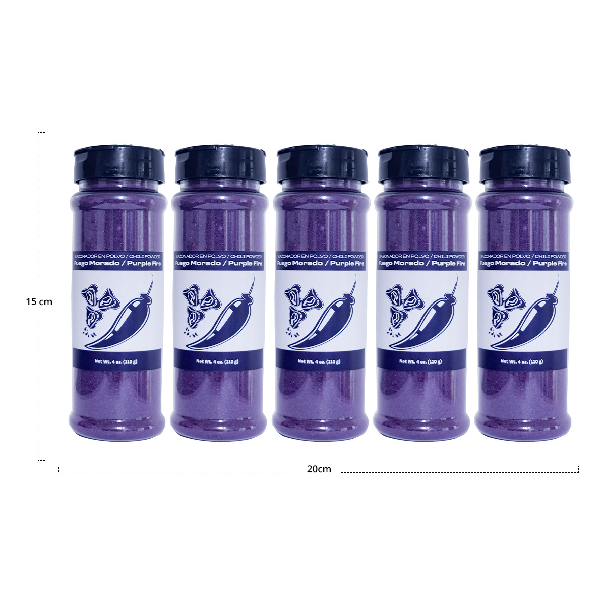 Kit de Sazonadores en polvo para botanas y alimentos