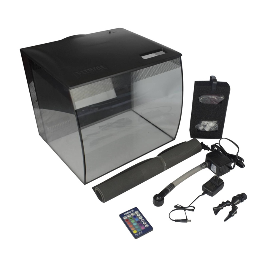 Acuario Fluval Flex Negro 34L  - Hagen