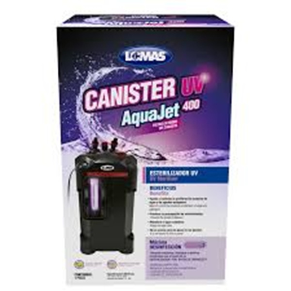 Filtro Externo Canister con Luz UV Aquajet 400 L - Lomas