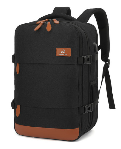 Mochila Para Laptop 15.6 Impermeable Viaje Hombres Antirrobo A Portátil 35l Con Interfaz Usb
