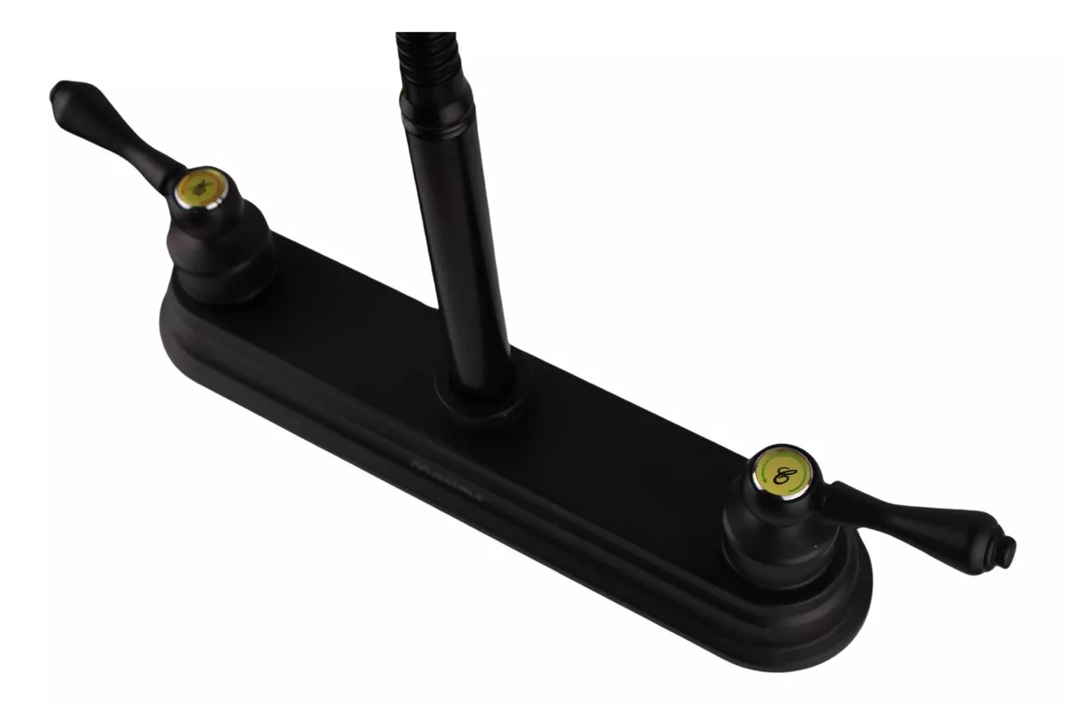 Llave Mezcladora Fregadero Maxims Grifo Cocina Negro Mate Alta Calidad