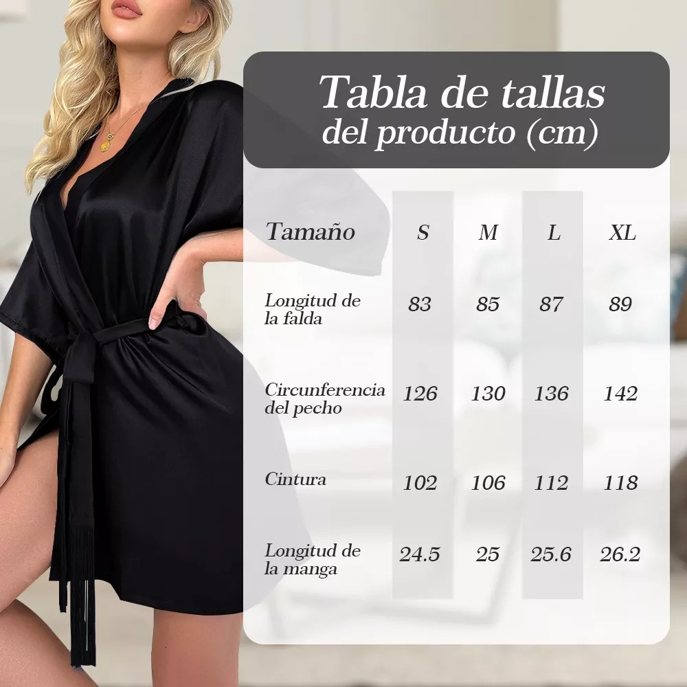 Batas Para Novias, Damas, Sin Bordado Pijamas Dama Satin talla M