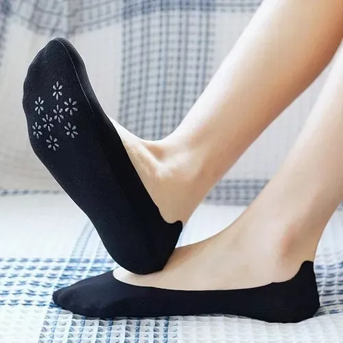 Calcetines Mujer Tines Invisibles 10 Pares Negro Y Nude