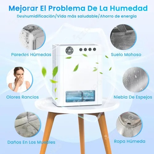 Deshumidificador Silencioso Inteligente Para 100 Metros Cuadrados