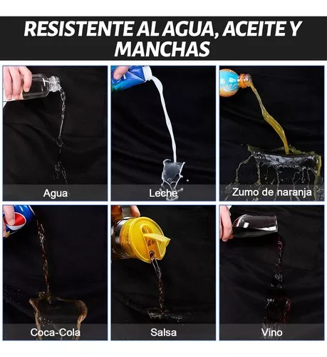 12 Pzs Mandil Delantal Para Chef Meseros Barbería Pintores