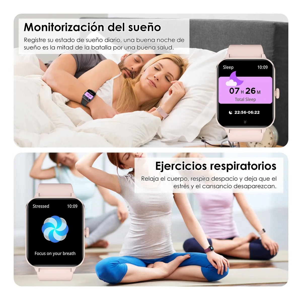 Reloj Inteligente Smart Watch Feipuqu Modelo R50 De 1.85´ Smartwatch Mujer Llamada
