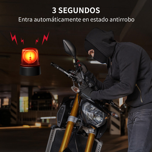 Alarma Antirrobo P/moto Encendido A Distancia Control Remoto