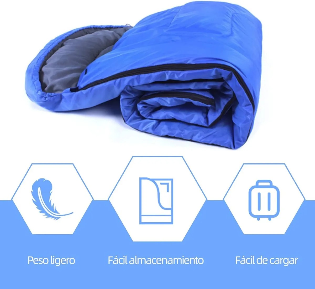 Bolsa De Dormir Exterior Camping Acampar Sleeping Bag,kit4pc
