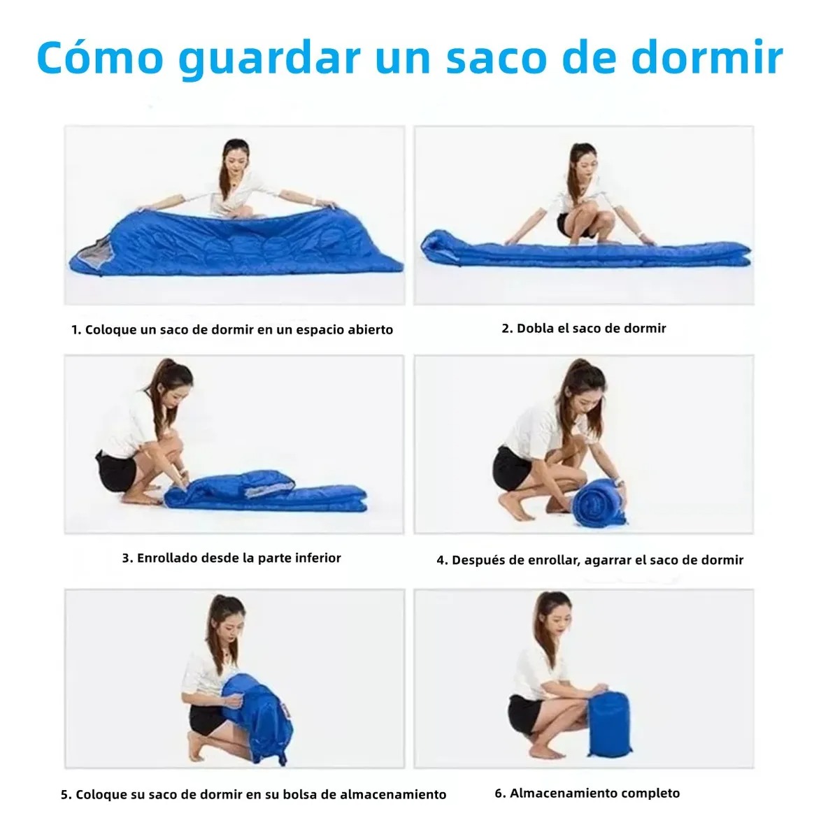 Bolsa De Dormir Exterior Camping Acampar Sleeping Bag,kit4pc