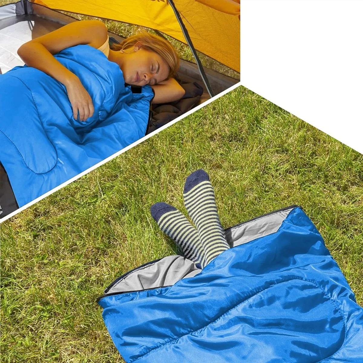 Bolsa De Dormir Exterior Camping Acampar Sleeping Bag,kit4pc