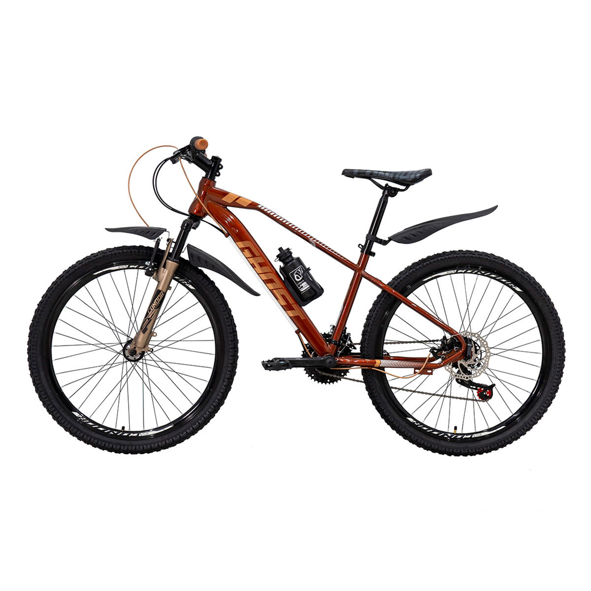 Bicicleta Ghost  Hawk Rodada 26 Café Cobre De Montaña