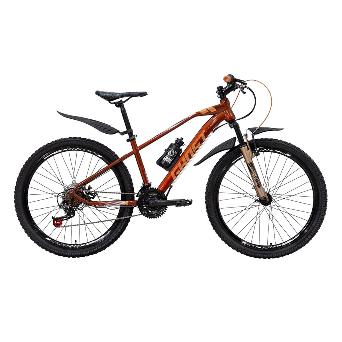 Bicicleta Ghost  Hawk Rodada 26 Café Cobre De Montaña