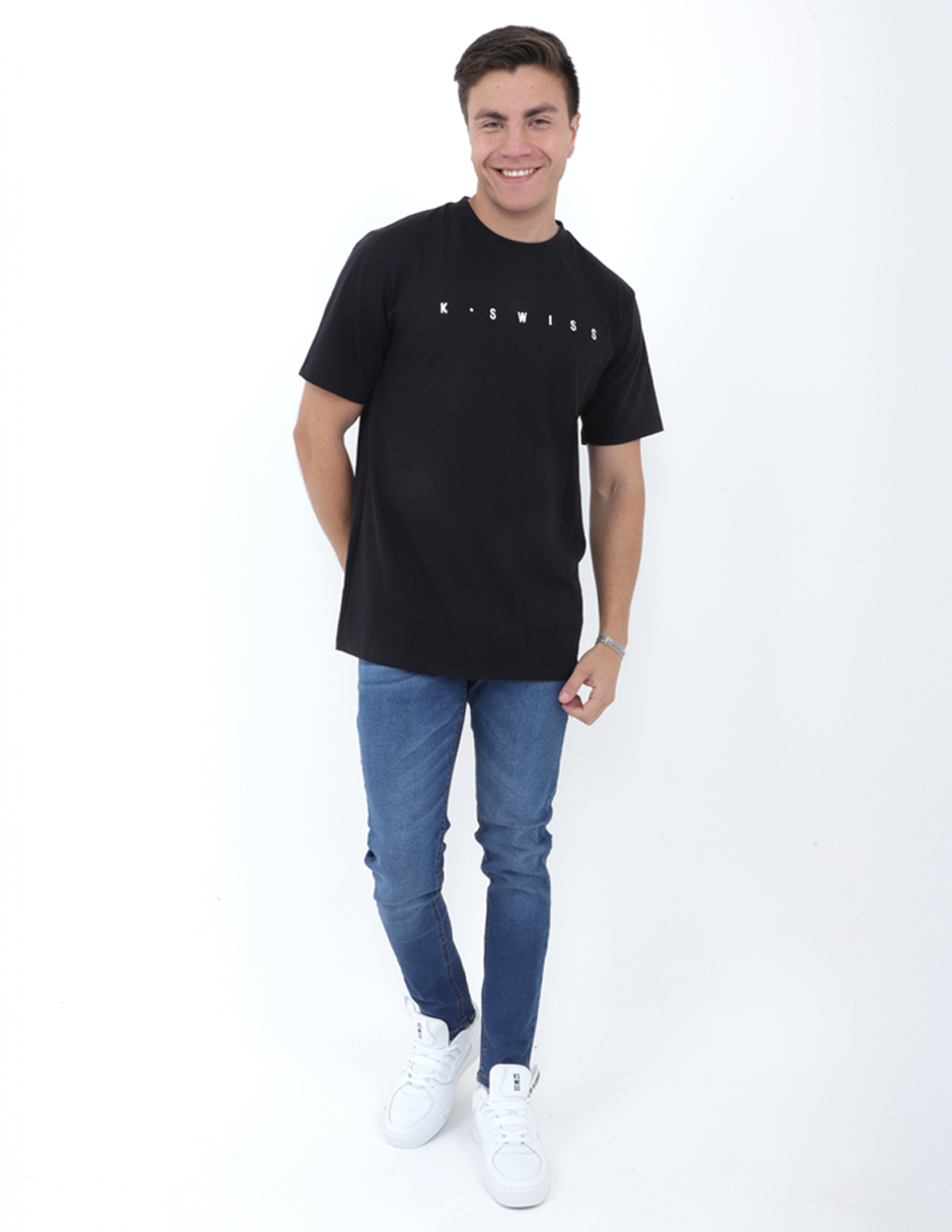Playera Hombre K-Swiss KSWISS Color Negro