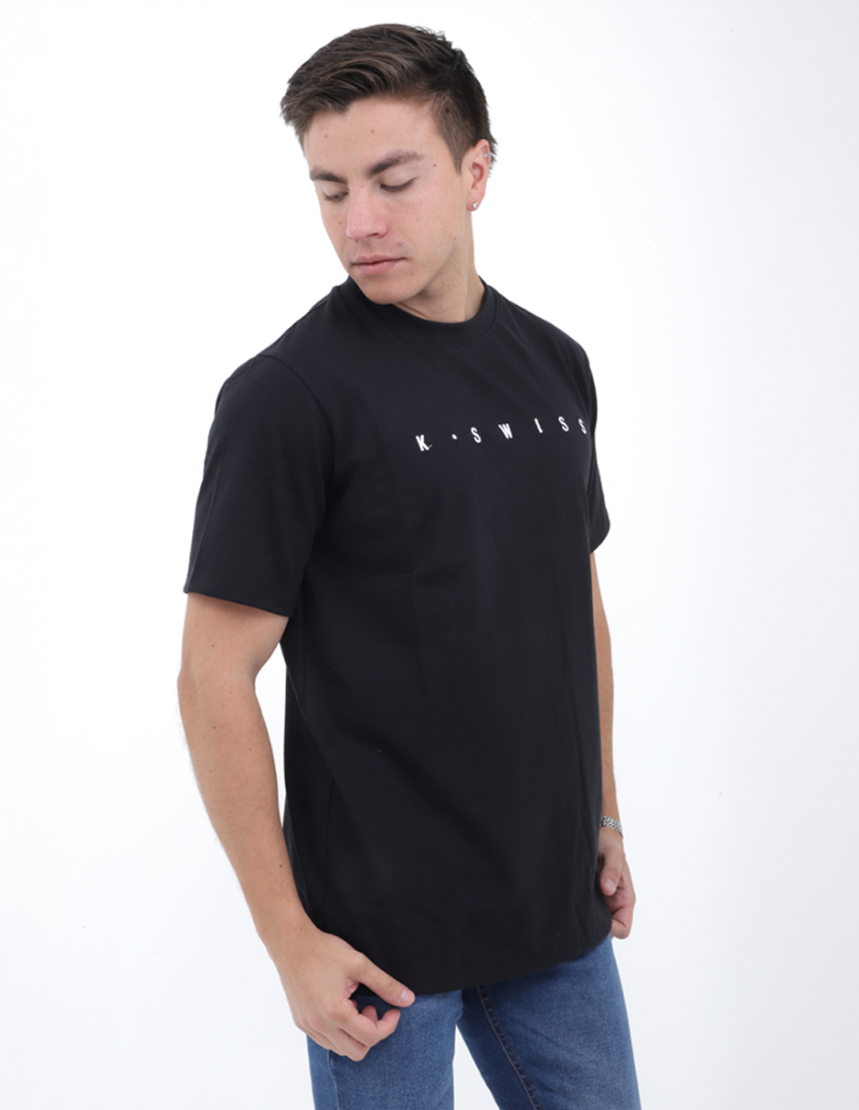 Playera Hombre K-Swiss KSWISS Color Negro