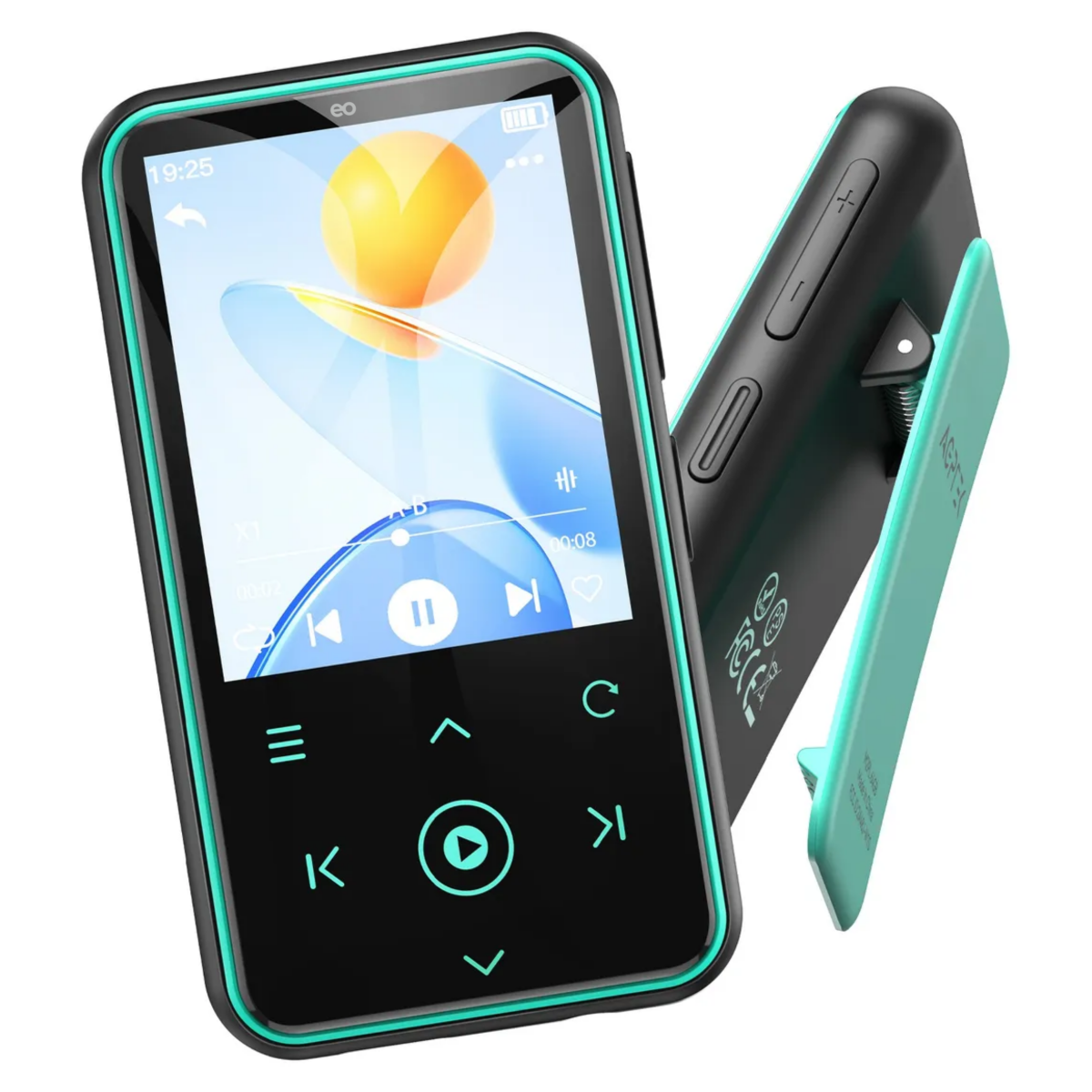Reproductor De Música 64gb Mp3 Con Botón Táctil, Clip