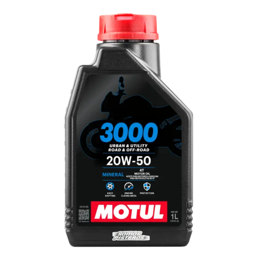 Aceite Motul 3000 Mineral 20w50 Pulsar R3 R6r R1 Gsxr Ktm FZ