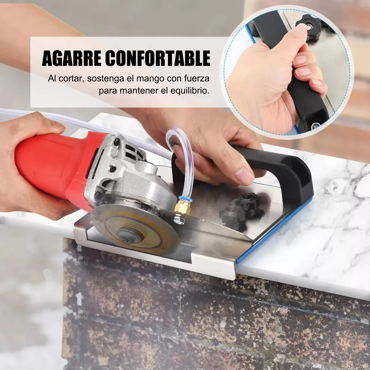 Soporte Amoladora Angular Soporte Corte Chaflán Azulejos 45 Grados