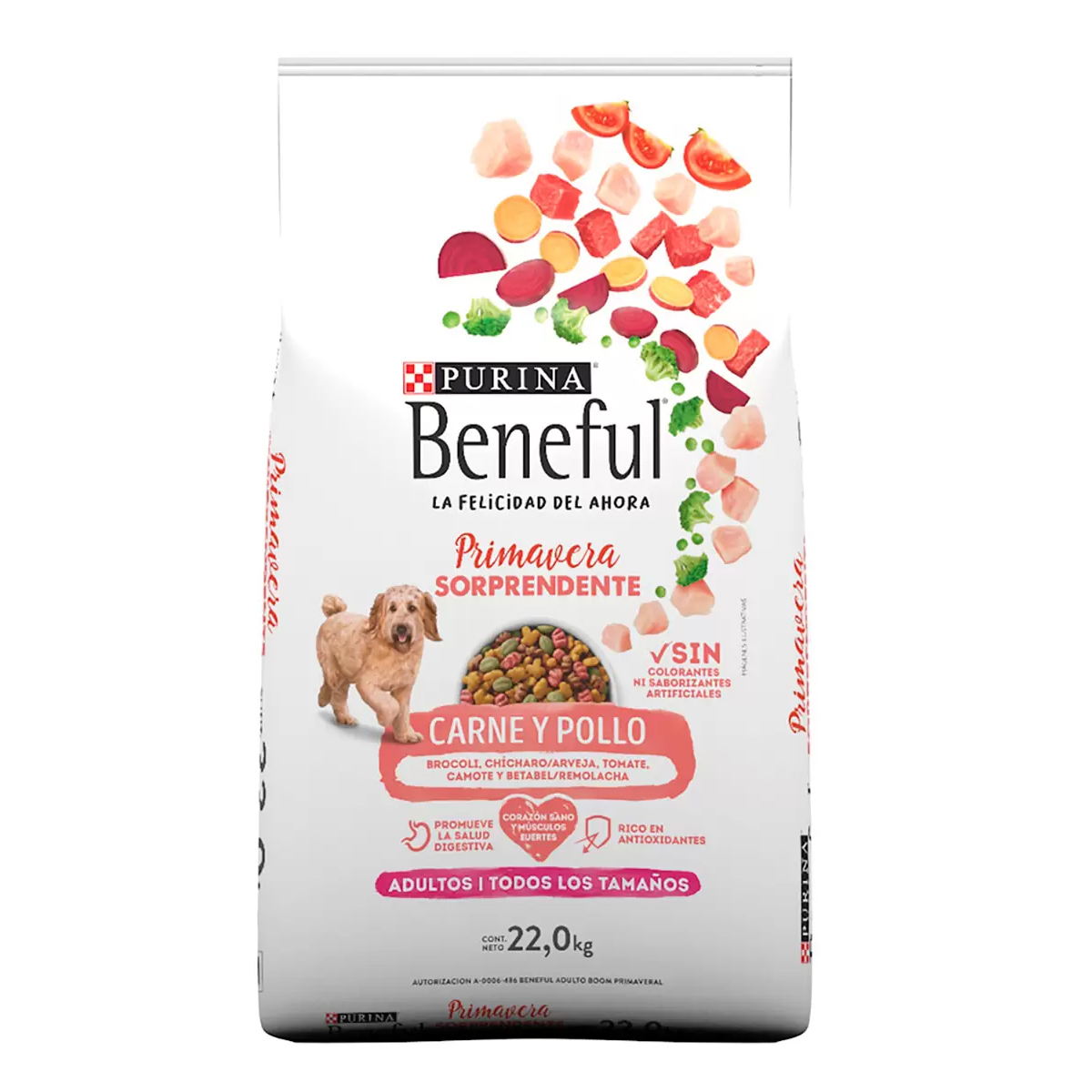 Alimento Para Perro Purina Beneful Adulto Carne Pollo 22kg