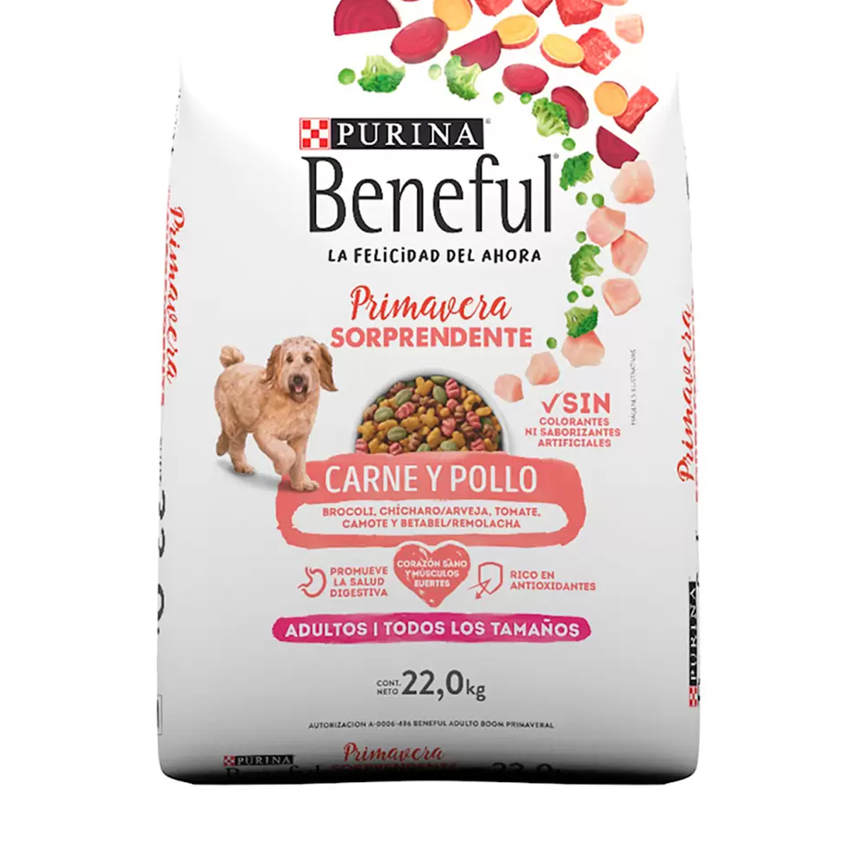 Alimento Para Perro Purina Beneful Adulto Carne Pollo 22kg