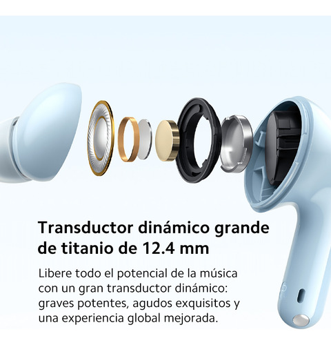 Auriculares Xiaomi Redmi Buds 6 Lite - Cover Company Color Negro
