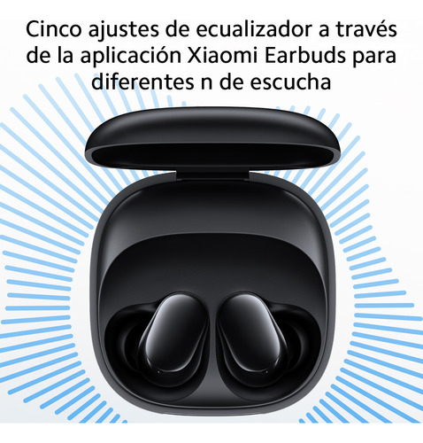 Audífonos Xiaomi Redmi Buds 6 Play Bluetooth Color Black Color Negro