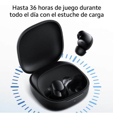 Audífonos Xiaomi Redmi Buds 6 Play Bluetooth Color Black Color Negro