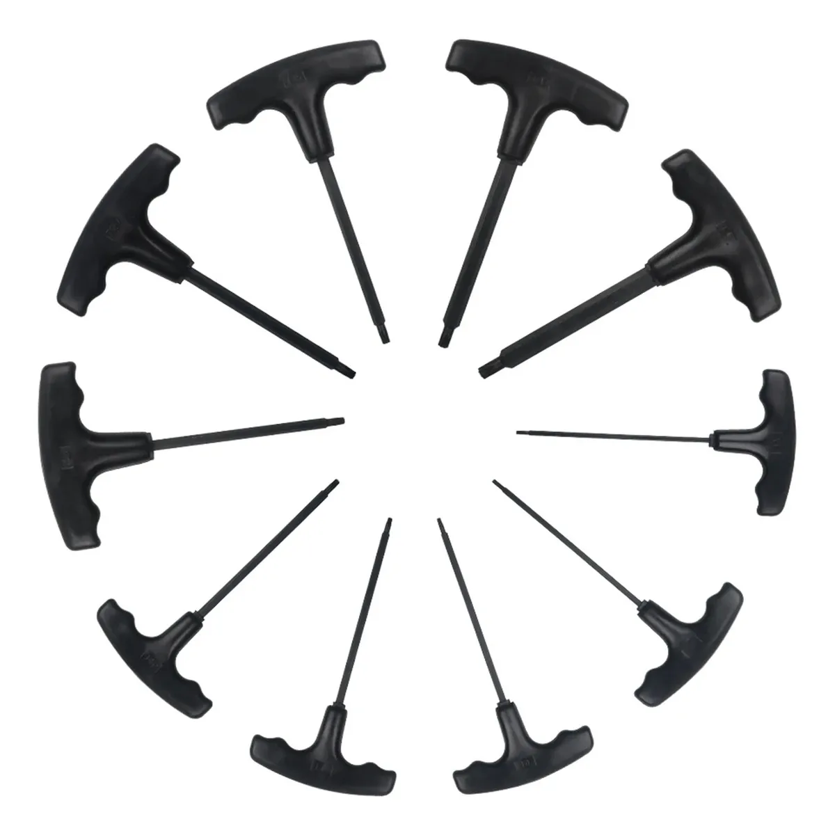 Juego De Llaves Torx Milimetricas 10 Piezas Negro