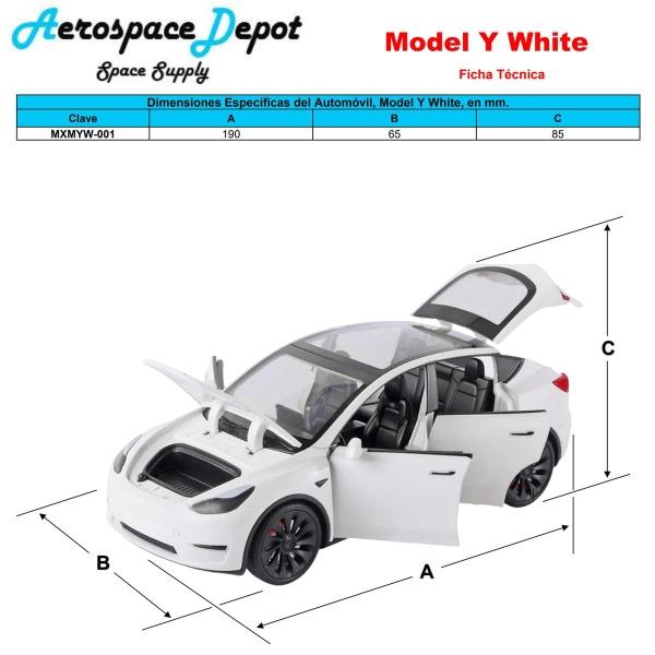 Coche Escala Alto Detalle, MXMYW-001, 1Pza, 1:24, 19x6.5cm, Luz y Sonido, Plástico/Metal, LR44 1.5V, Blanco., Coche Escala Alto Detalle, Auto Eléctrico Modelo,