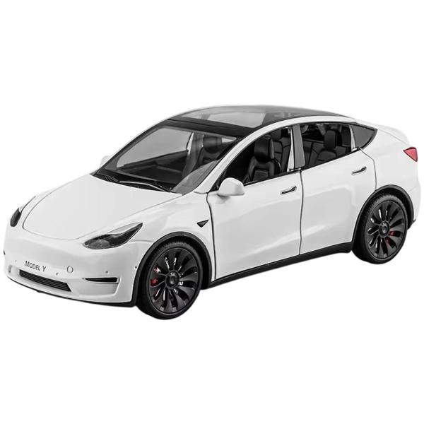 Coche Escala Alto Detalle, MXMYW-001, 1Pza, 1:24, 19x6.5cm, Luz y Sonido, Plástico/Metal, LR44 1.5V, Blanco., Coche Escala Alto Detalle, Auto Eléctrico Modelo,