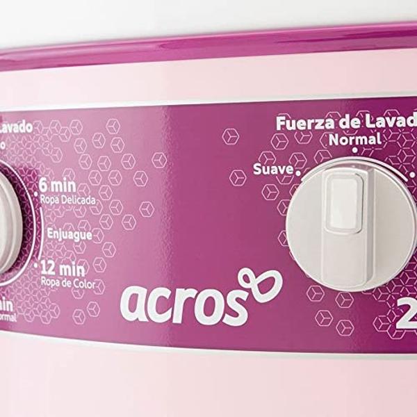 Acros Lavadora Una Tina 20 Kg Rosa ALF2053ER