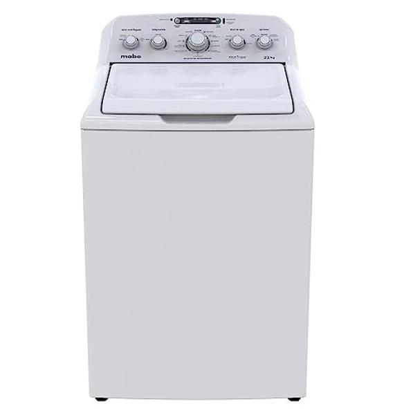 Lavadora Automática 22 Kilos Blanca con Agitador