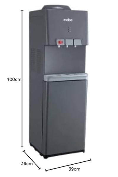 MABE Enfriador Y Calentador de Agua EMTL3CGG Negro