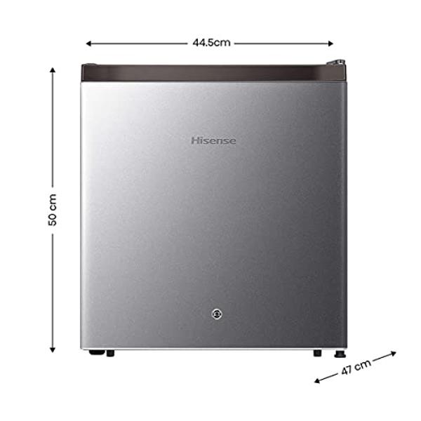 HISN Refrigerador 43 Litros 120 V Plateado 45.2 litros