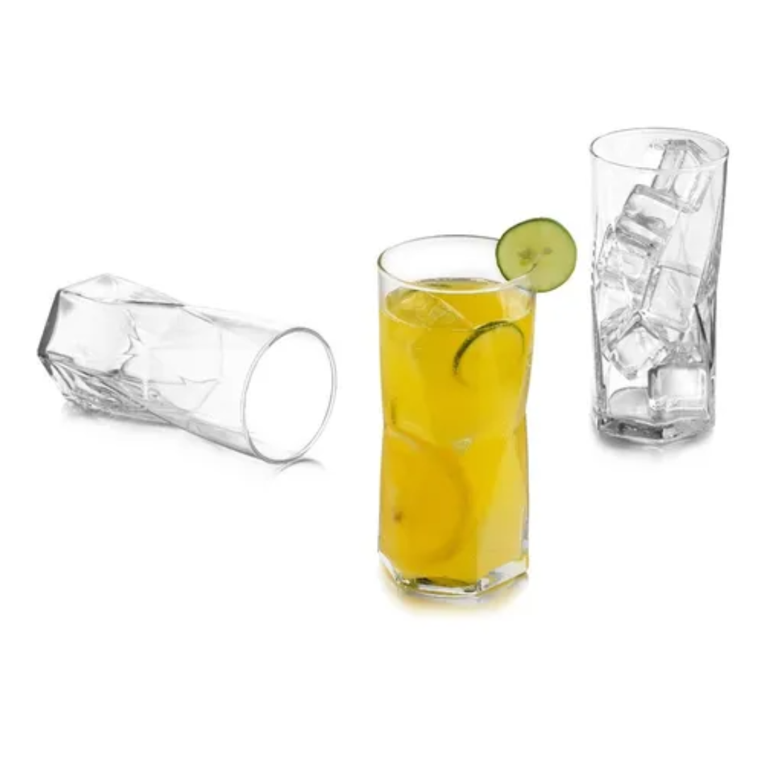 Octo Juego De 6 Vasos De Vidrio Modernos