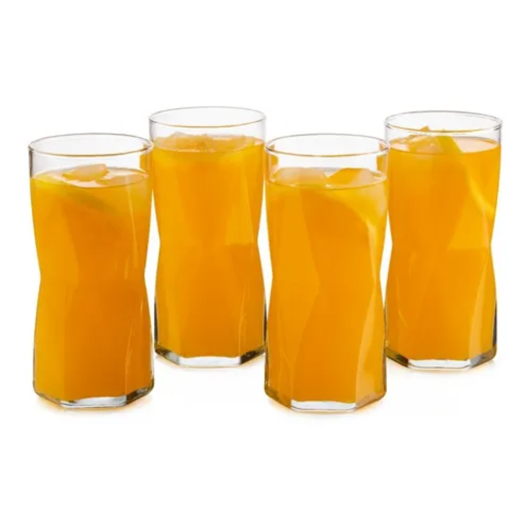Octo Juego De 6 Vasos De Vidrio Modernos
