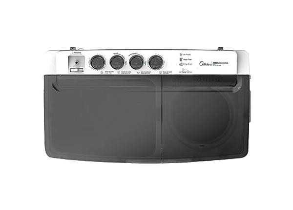 Midea MT100W150/W-MX Lavadora Semiautomática Dos Tinas Twin Force Pulsator 15Kg Blanca