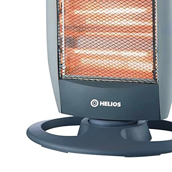 Calefactor Calentador Eléctrico Oscilatorio de Cuarzo 3 Niveles 400, 800 y 1200w Helios