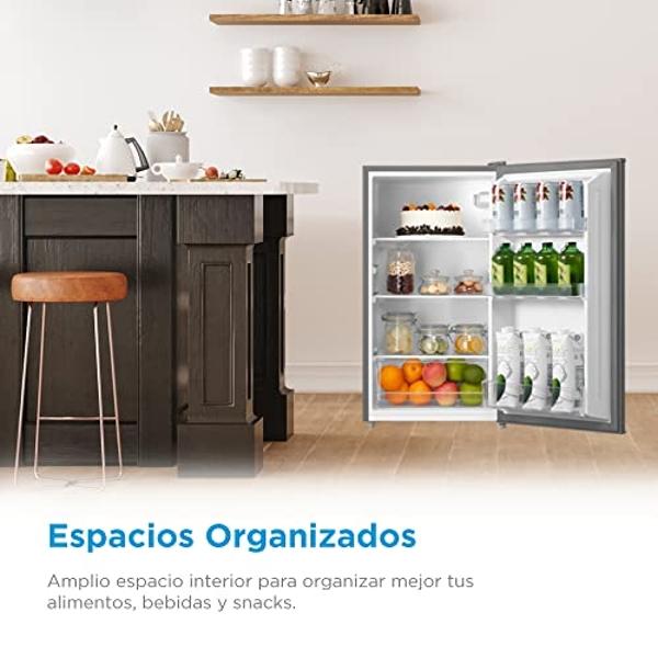 Mimik Refrigerador Corto 4 Pies Color Plateado 105 L