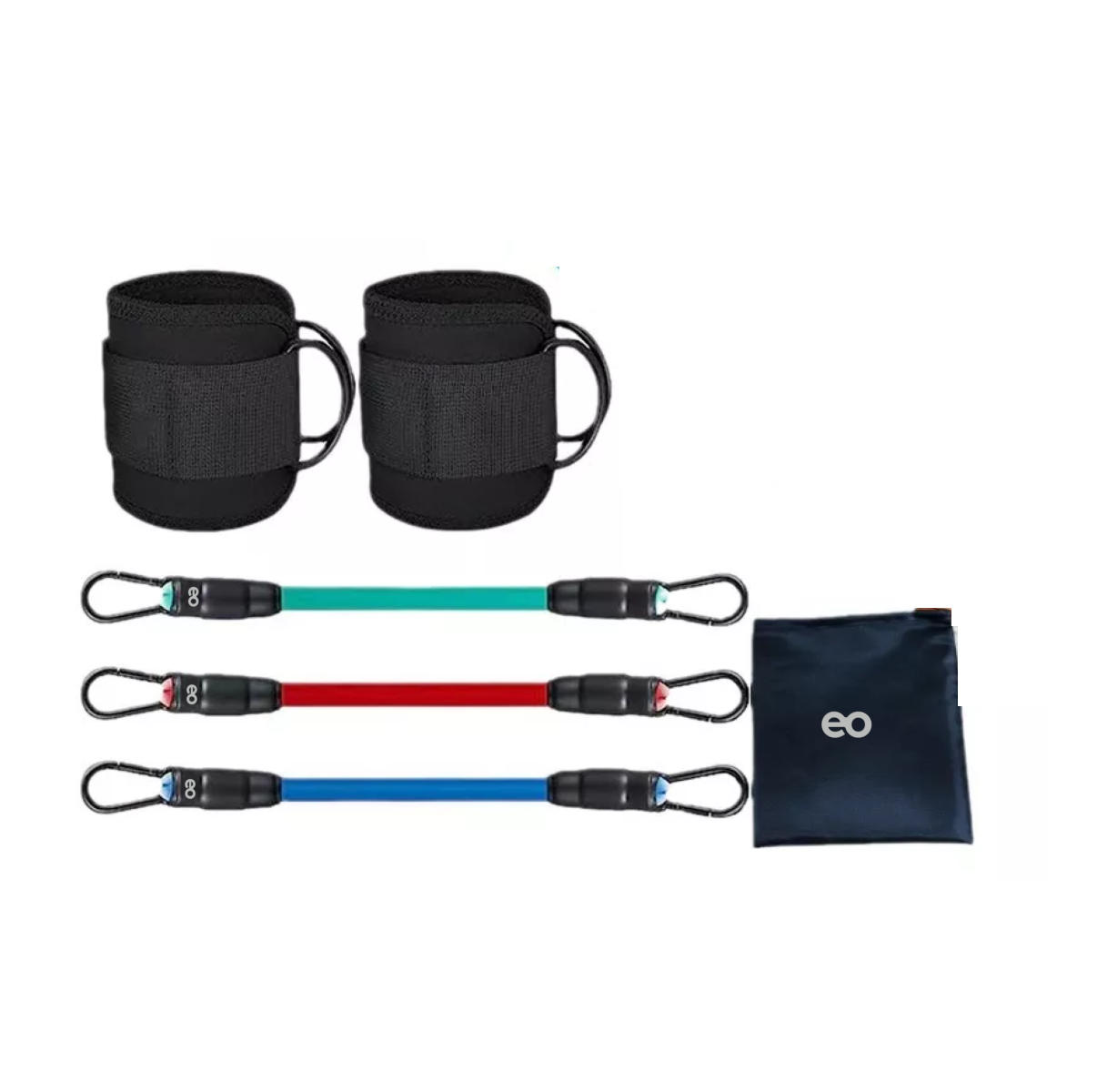 Ligas Bandas De Resistencia Para Ejercicio Glúteo Y Pierna Color Negro