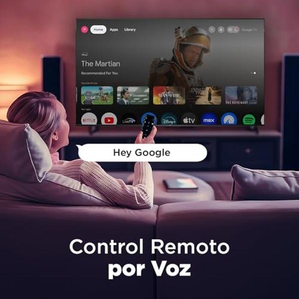 TCL Smart TV 2025 Pantalla 43" 43Q5K Google TV QLED 4K Google Assistant | Hands Free Voice Control | Alexa | VisionHDR10+| AiPQ™ | Micro Dimming | NITS350 | Panel 60 Hz