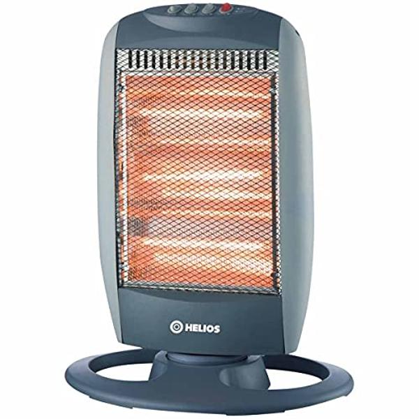 Calefactor Calentador Eléctrico Oscilatorio de Cuarzo 3 Niveles 400, 800 y 1200w Helios