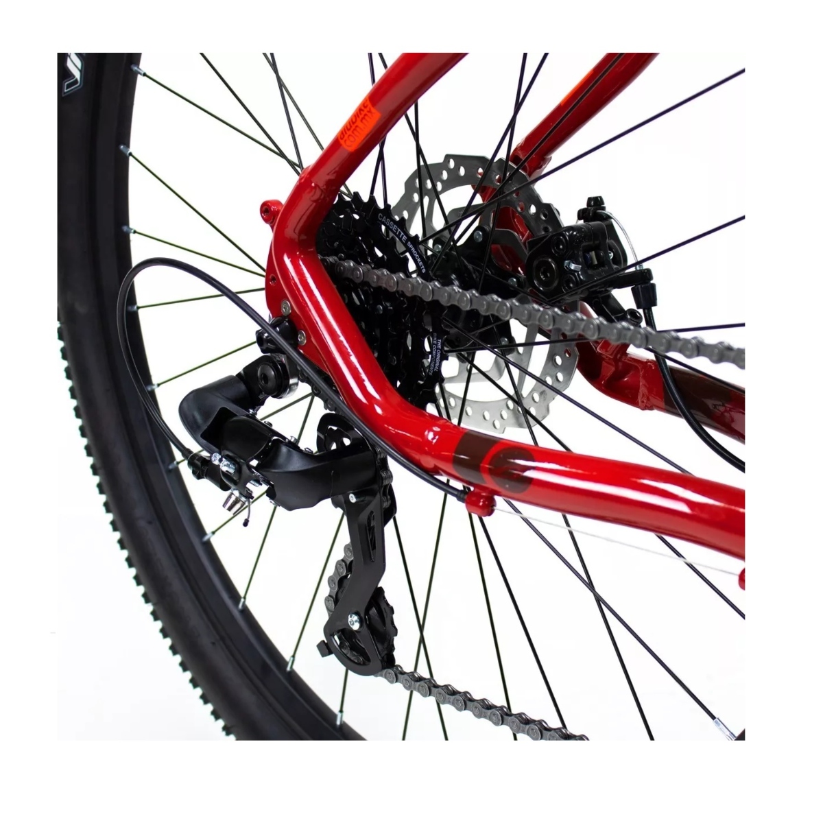 Bicicleta Alubike Sierra R26 Aluminio 24V Roja T=M ENDY14