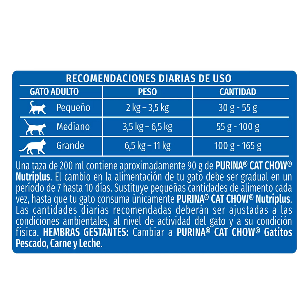 Alimento Para Gato Purina Cat Chow Adulto Nutriplus 9kg
