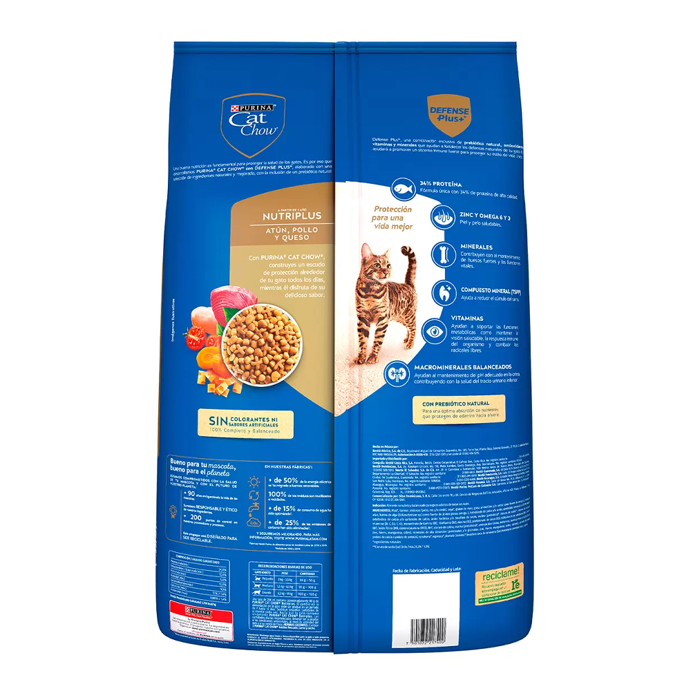 Alimento Para Gato Purina Cat Chow Adulto Nutriplus 9kg