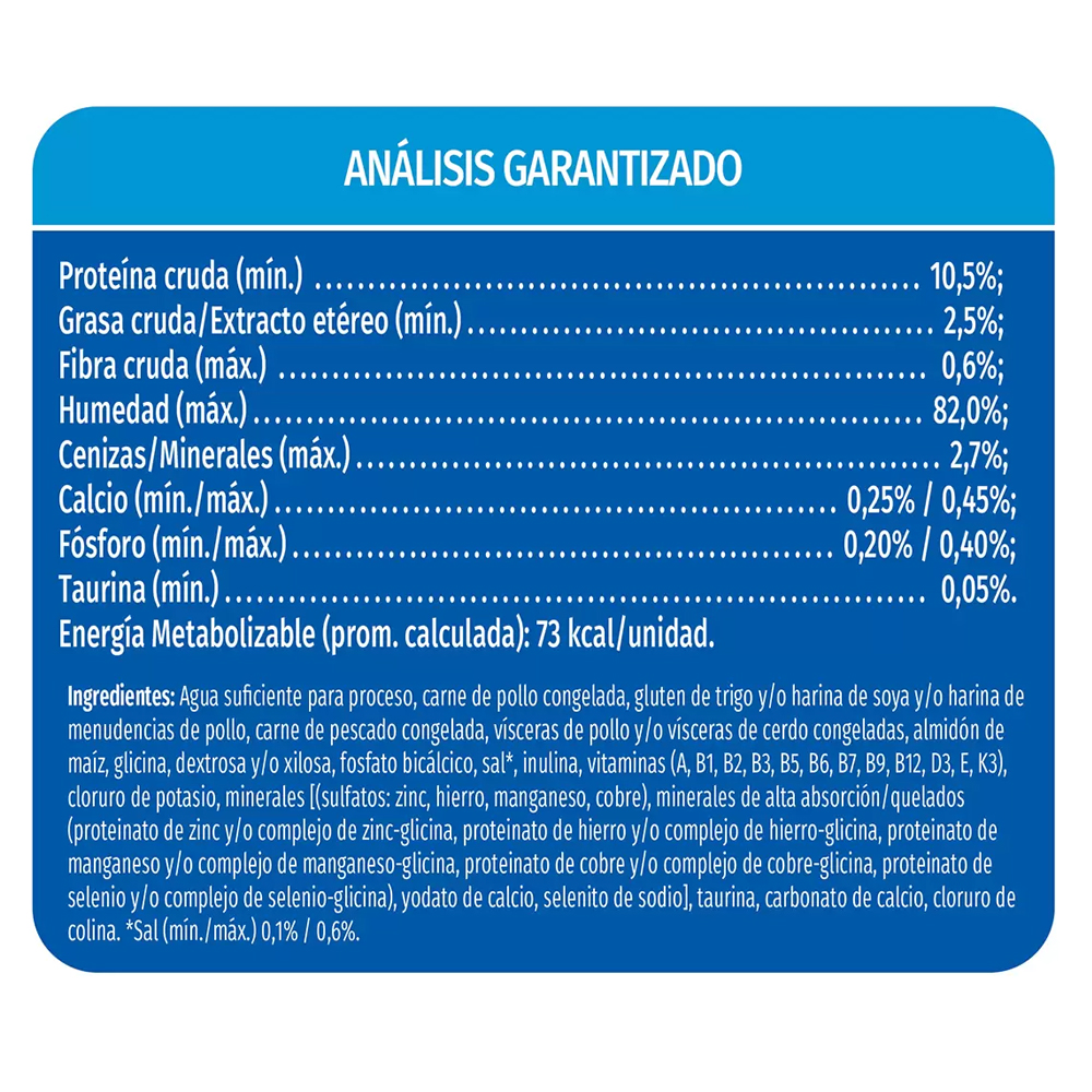 Alimento Húmedo Para Gato Cat Chow Adulto 85gr 24pz