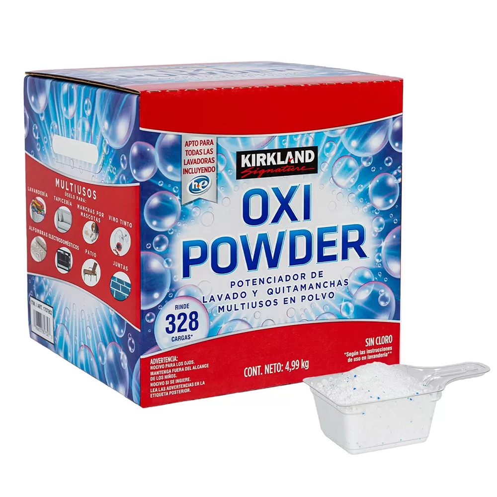 Jabón Multiusos En Polvo Oxi Powder Kirkland 4.9kg