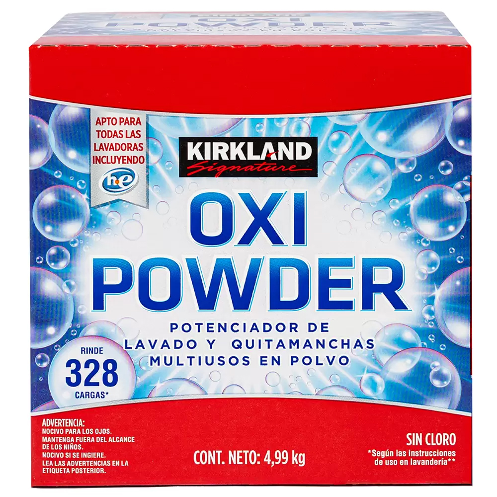 Jabón Multiusos En Polvo Oxi Powder Kirkland 4.9kg