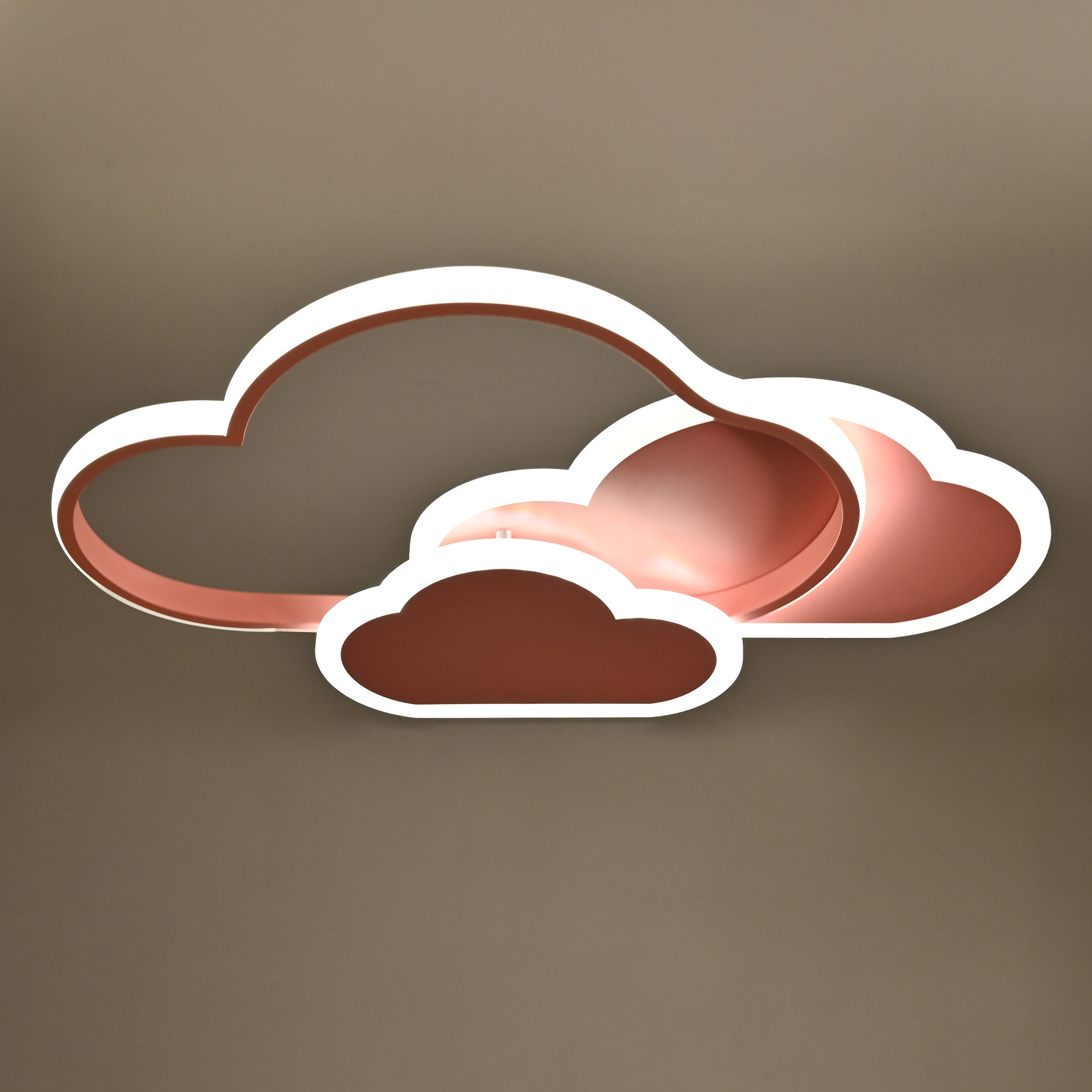 Lampara Infantil Nube Rosa