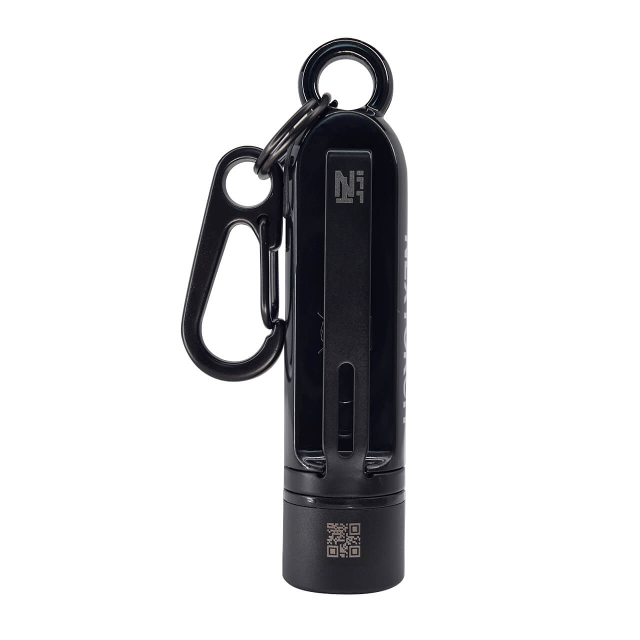 Mini Linterna NEXTORCH de luz LED, K40B, 300 lúmenes, con llavero y cable USB tipo C, negro