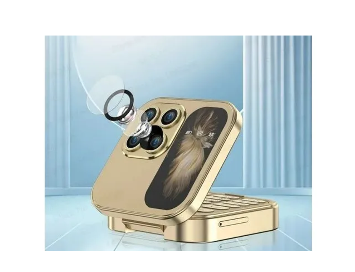Aizigelo Ip17 Mini Teléfono Plegable 1.77 Pulgadas Dual Sim